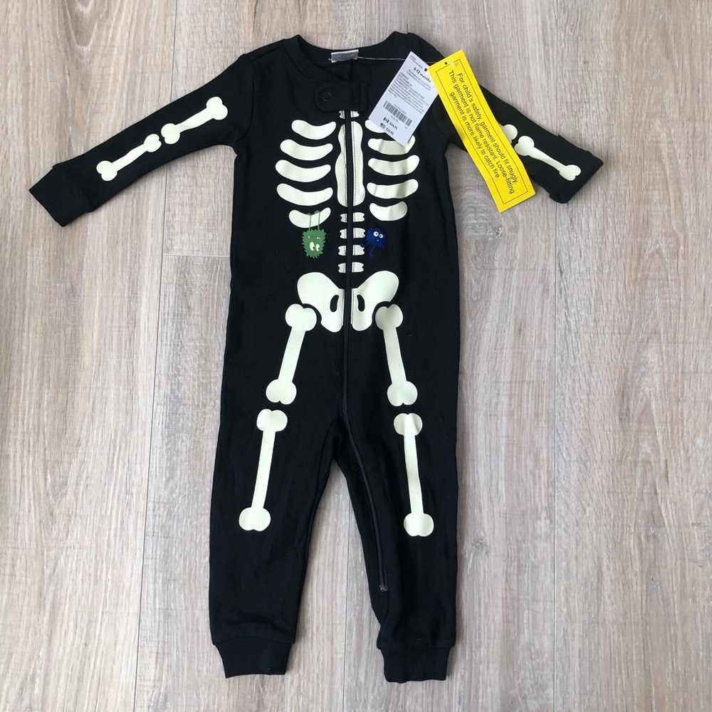 Gymboree Skeleton Pajamas